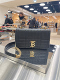 Luxury Burberry lola black shoulder bag