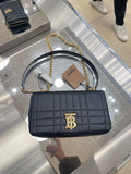 Luxury Burberry lola black shoulder bag