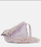 Luxury Burberry LL MD Knight Bag Lavender Shoulder Bag