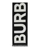 Luxury Burberry Logo Wool Scarf Womens 8054214