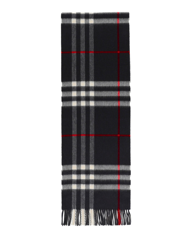 Luxury Burberry Check Cashmere Scarf Womens 8015542