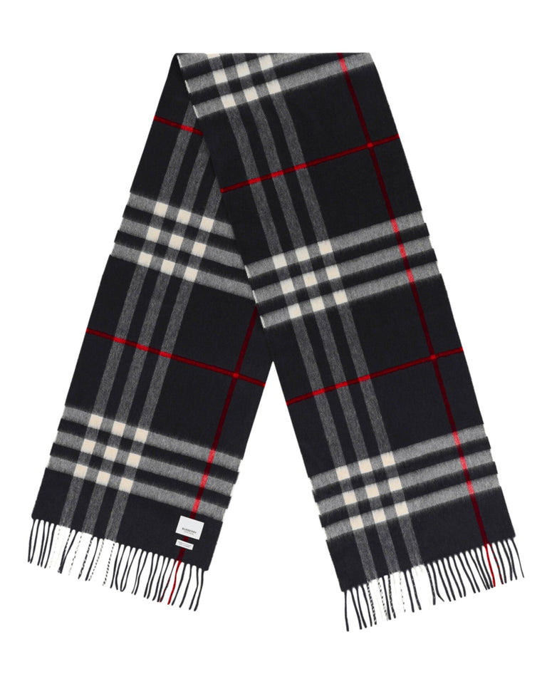 Luxury Burberry Check Cashmere Scarf Womens 8015542