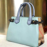 Luxury Burberry Banner Blue Tote Bag