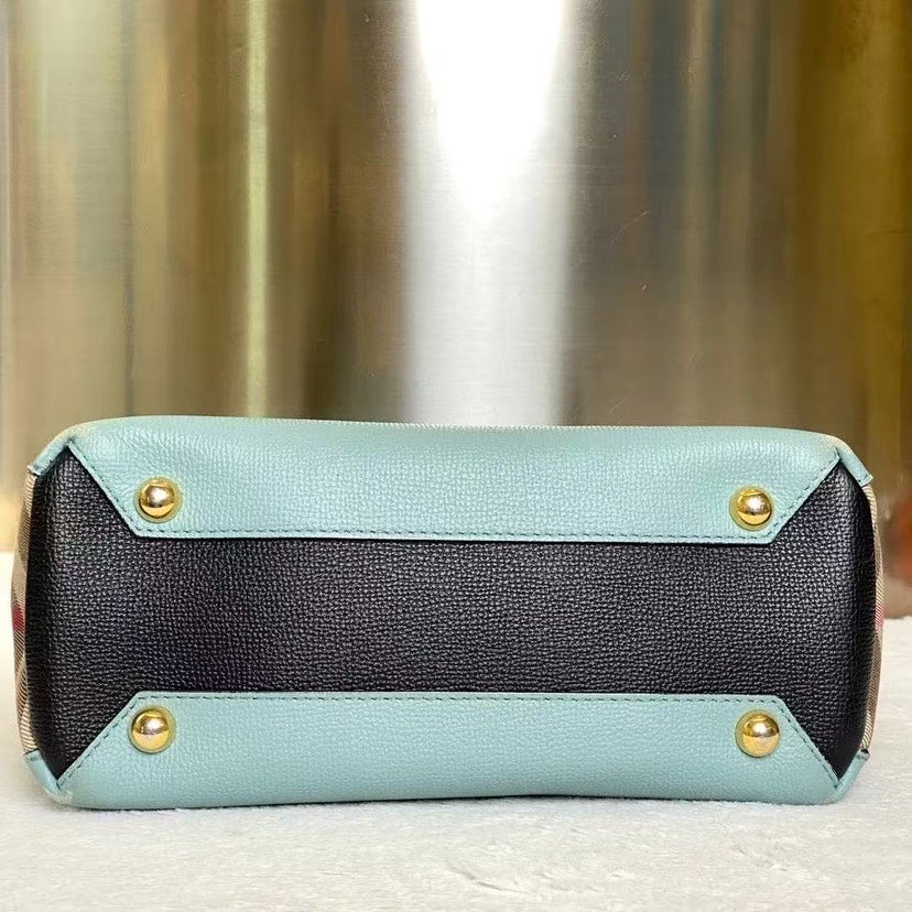 Luxury Burberry Banner Blue Tote Bag