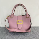Luxury Burberry Belted Buckle Tote Pink Bag
