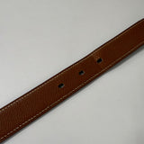 Hermes H Buckle Black Leather Belt 85cm/34” O274653