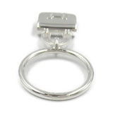 Hermes Constance Amulet Ring Silver Rings