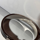 Hermes Clic H Bracelet Black Silver Bracelets