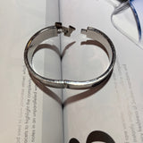 Hermes Clic H Bracelet Black Silver Bracelets