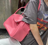 Hermes Lindy 30 Pink Leather Shoulder Bag