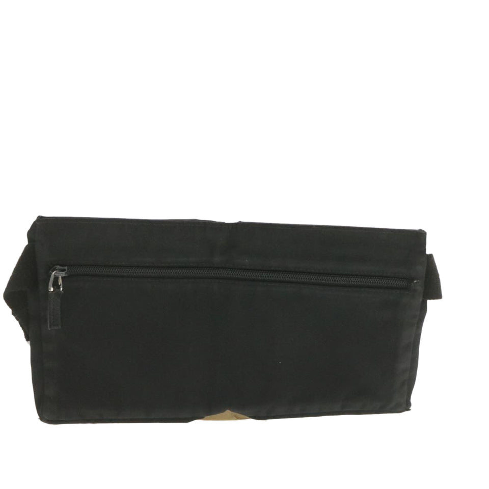 Gucci Waist Bag Pouch Nylon Black rd1401