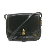 Gucci Shoulder Bag Leather Black rd1974