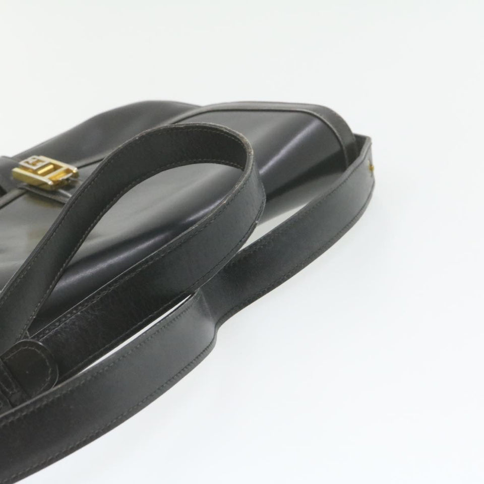 Gucci Shoulder Bag Leather Black rd1974