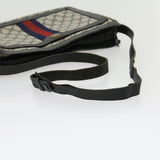Gucci GG Canvas Sherry Line Shoulder Bag Beige Red Navy 1402013 rd2346