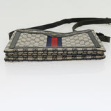 Gucci GG Canvas Sherry Line Shoulder Bag Beige Red Navy 1402013 rd2346