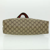 Gucci GG Canvas Web Sherry Line Tote Bag Beige Red Green 3902003 rd2376