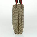 Gucci GG Canvas Web Sherry Line Tote Bag Beige Red Green 3902003 rd2376