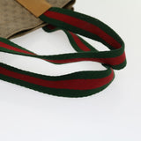 Gucci Micro GG Canvas Web Sherry Line Tote Bag Beige Red 02371300 rd2676
