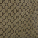 Gucci GG Plus Canvas Tote Bag PVC Leather Beige rd3380