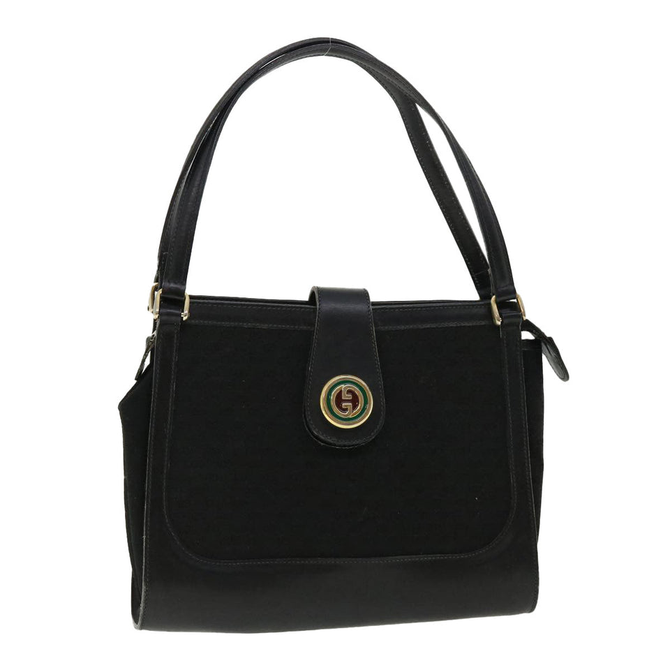 Gucci Micro GG Canvas Shoulder Bag Black rd3454