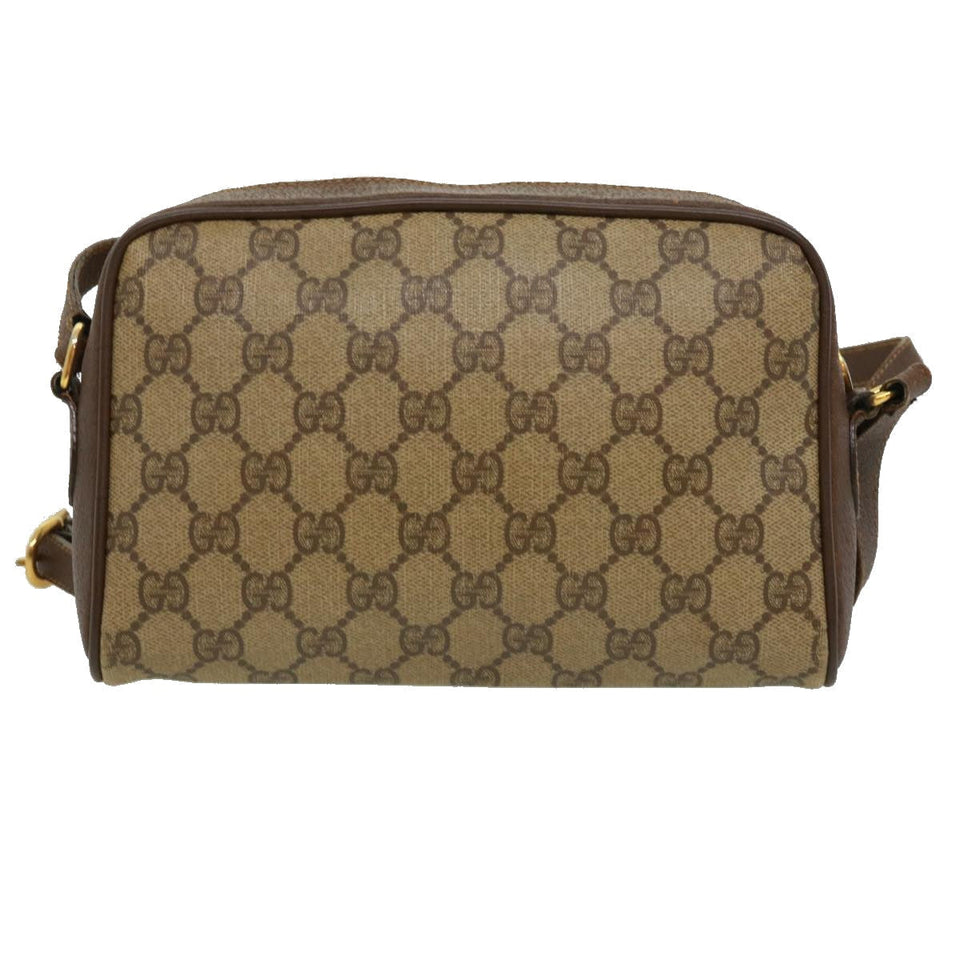 Gucci GG Canvas Web Sherry Line Shoulder Bag Beige Red Green rd3519