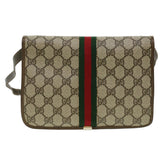 Gucci GG Canvas Shoulder Bag Beige rd3962