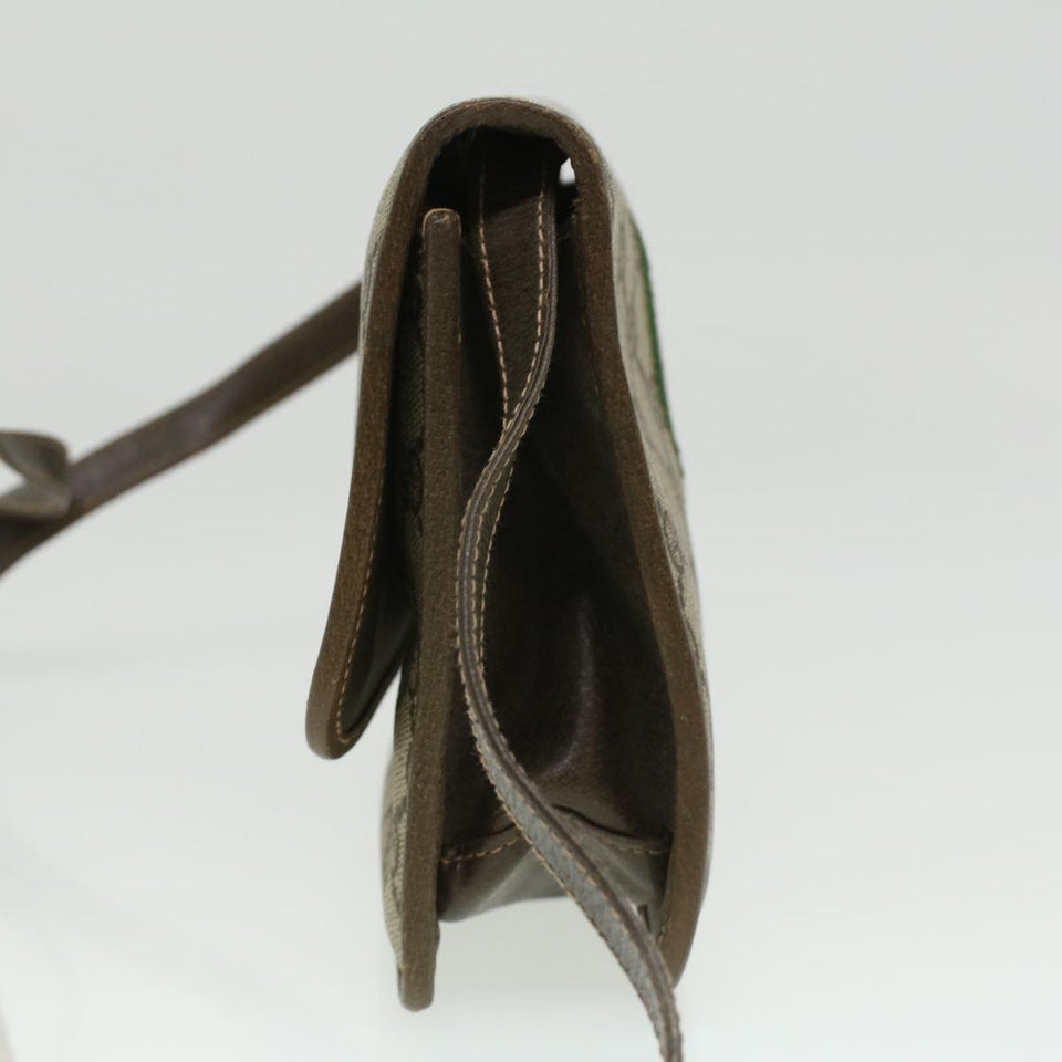 Gucci GG Canvas Shoulder Bag Beige rd3962