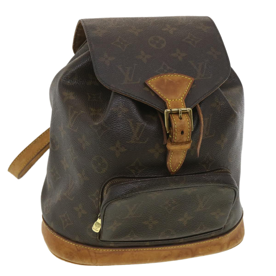 Louis Vuitton Monogram Montsouris MM Backpack LV Auth rd4228