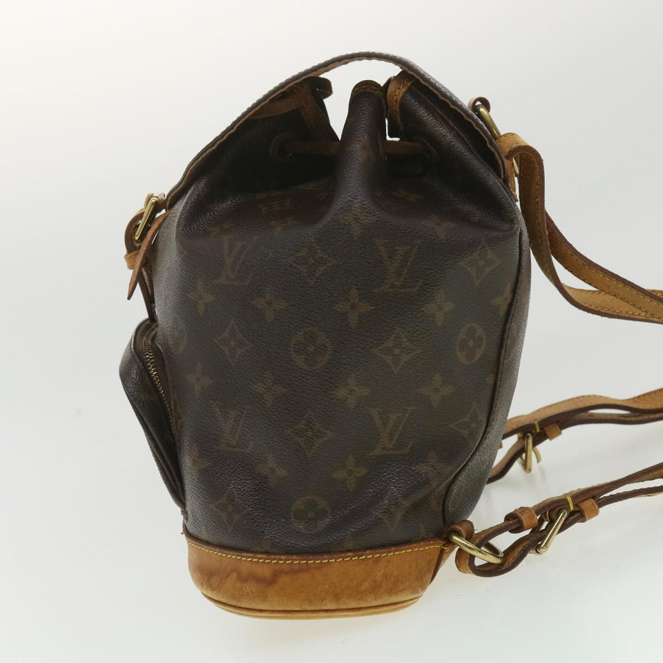 Louis Vuitton Monogram Montsouris MM Backpack LV Auth rd4228