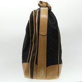 Gucci Web Sherry Line GG Canvas Boston Bag Black Green Red rd4534