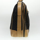 Gucci Web Sherry Line GG Canvas Boston Bag Black Green Red rd4534