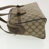 Gucci GG Canvas Web Sherry Line Hand Bag Beige Red Green 24.02.053 rd4756