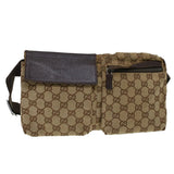 Gucci GG Canvas Waist Bag Beige 28566 rd4932