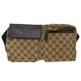 Gucci GG Canvas Waist Bag Beige 28566 rd4932