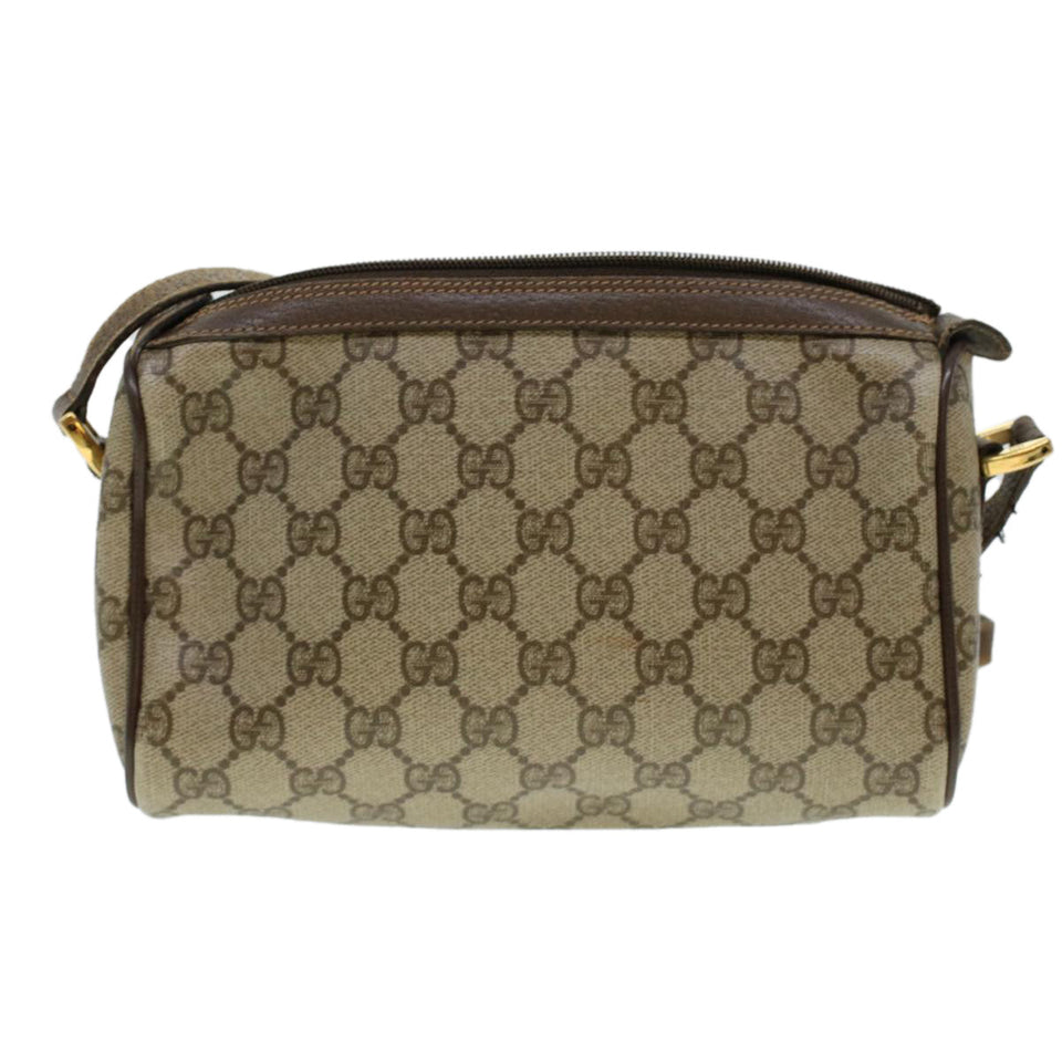 Gucci GG Canvas Web Sherry Line Shoulder Bag Beige Red 89.02.018 rd4964