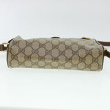 Gucci GG Canvas Web Sherry Line Shoulder Bag Beige Red 89.02.018 rd4964