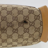 Gucci GG Canvas Sherry Line Tote Bag Beige Red 019 0402 1705 rd5046