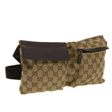 Gucci GG Canvas Waist Bag Beige 28566 rd5171