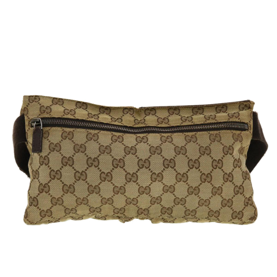 Gucci GG Canvas Waist Bag Beige 28566 rd5171