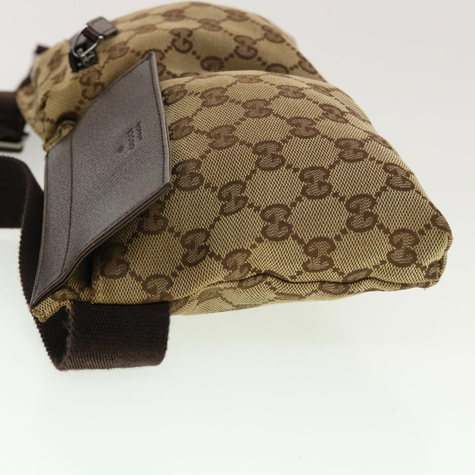 Gucci GG Canvas Waist Bag Beige 28566 rd5171