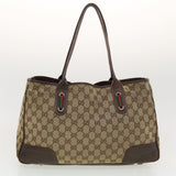 Gucci GG Canvas Web Sherry Line Hand Bag 2Set Beige Black Red Green rd5182