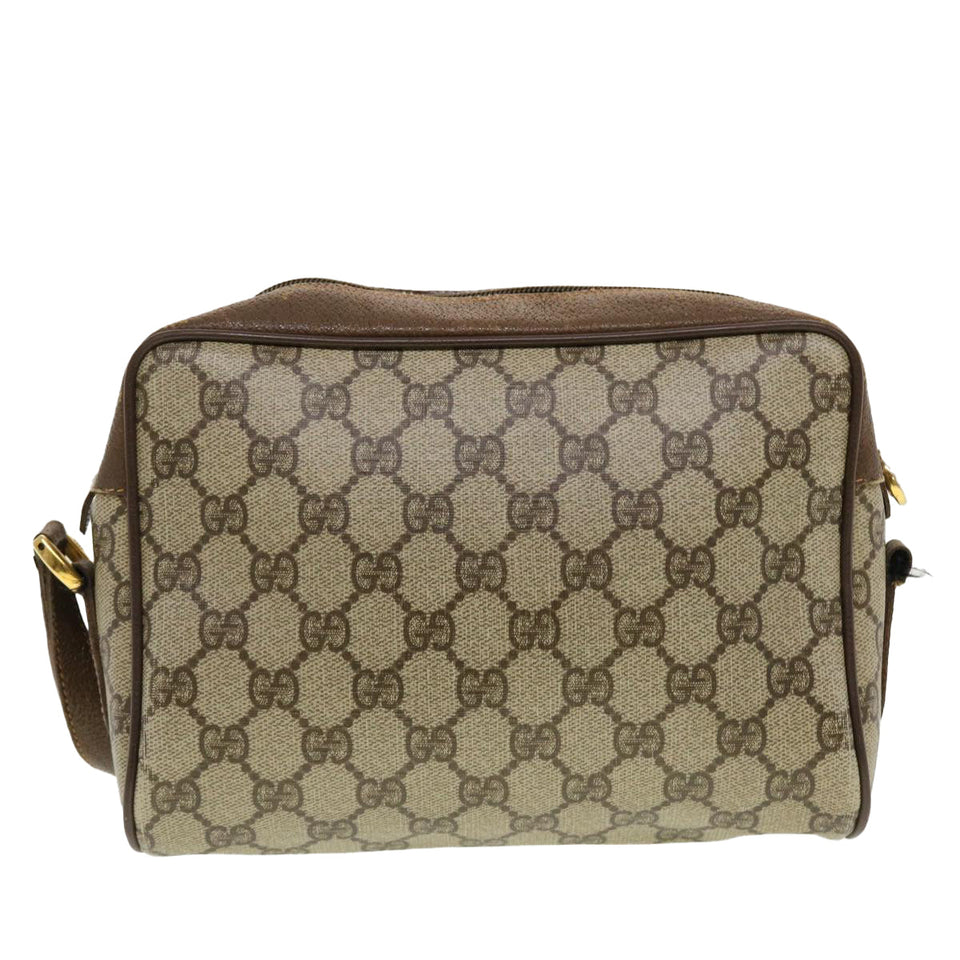 Gucci GG Canvas Web Sherry Line Shoulder Bag Beige Red 119.02.087 rd5218
