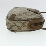Gucci GG Canvas Web Sherry Line Shoulder Bag Beige Red 89.02.066 rd5250