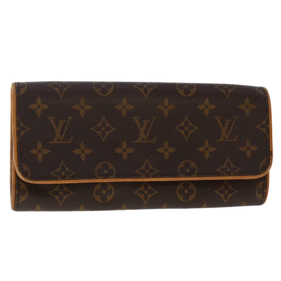 Louis Vuitton Monogram Pochette Twin GM Shoulder Bag LV Auth rd5619