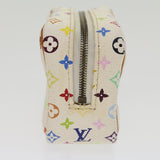 Louis Vuitton Monogram Multicolor Trousse Wapity Pouch White Auth rh244 Clutch