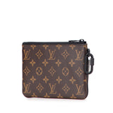 Louis Vuitton Zipped Pouch Monogram Clutch Bag