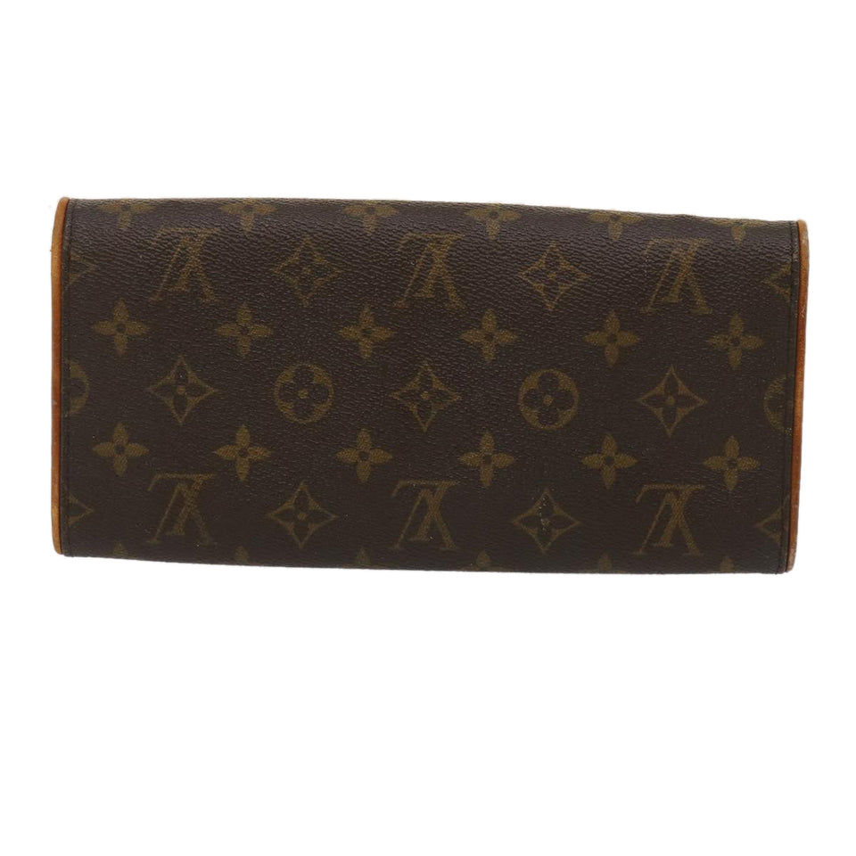 Louis Vuitton Monogram Pochette Twin GM Shoulder Bag LV Auth ro350