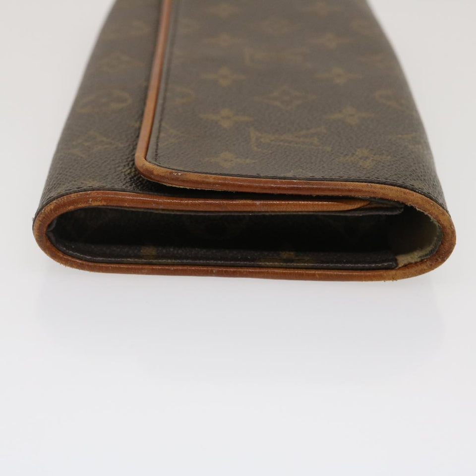 Louis Vuitton Monogram Pochette Twin GM Shoulder Bag LV Auth ro350