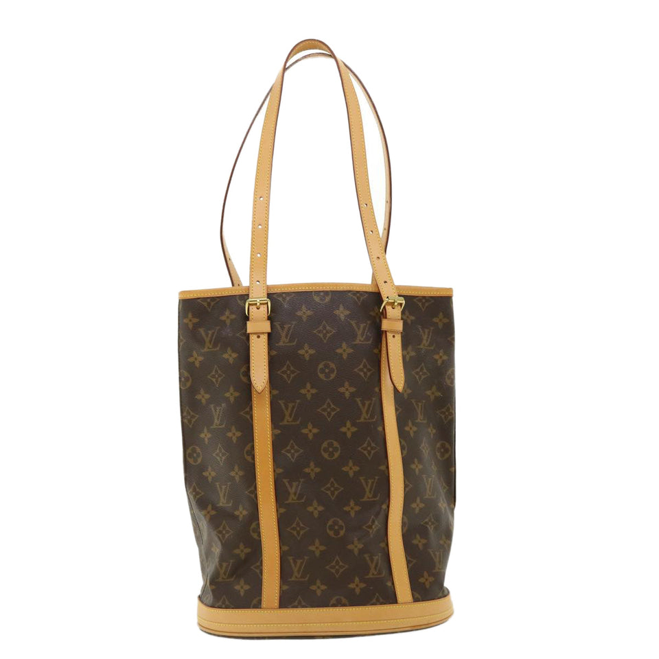 Louis Vuitton Monogram Bucket GM Shoulder Bag LV Auth ro517
