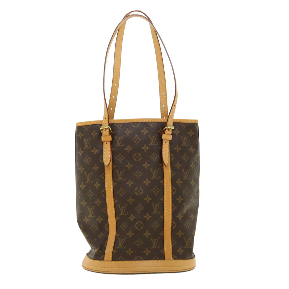 Louis Vuitton Monogram Bucket GM Shoulder Bag LV Auth ro517